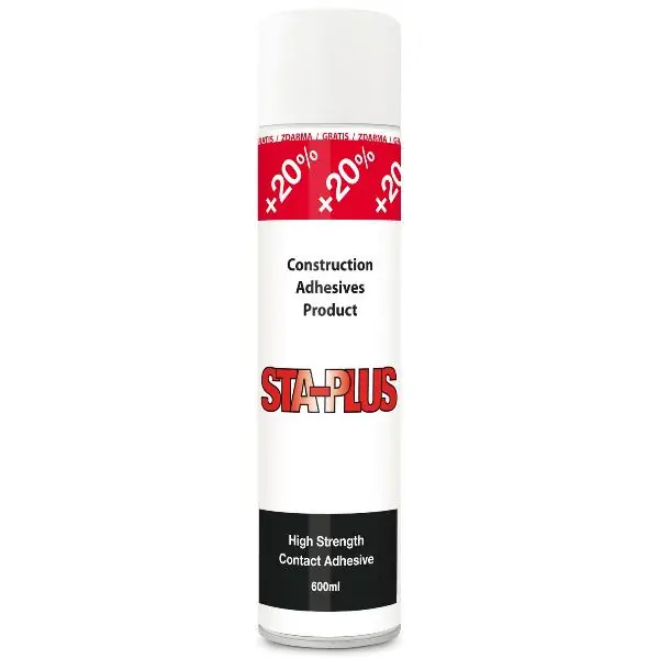 Poslední Šance STA-PLUS Spray 600 ml, lepidlo bílé