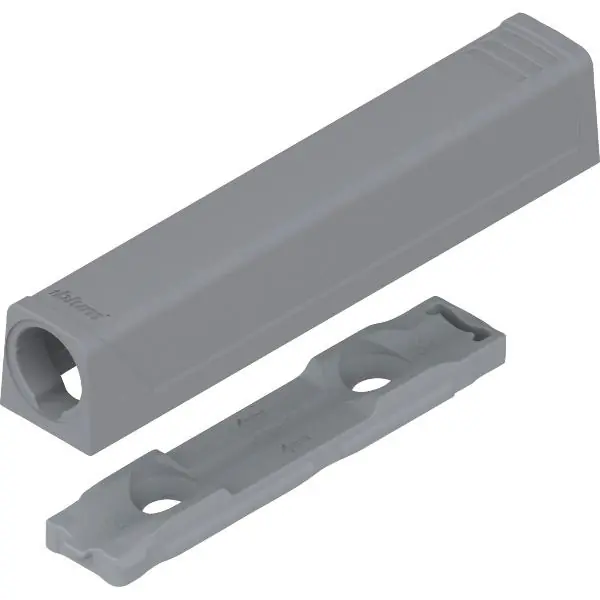 Blum TIP-ON přímý adaptér 956A1201,dlouhá verze, platinově šedá Nakupujte Hned