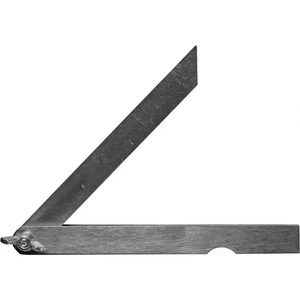 Kovový úhelník s posuvnými rameny, 3 části, 300x20x3mm FORMAT Značkový