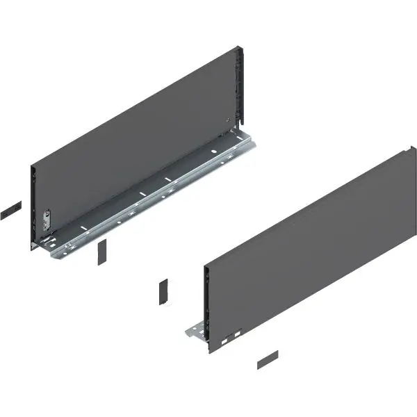 BLUM LEGRABOX pure sada bočnic výška C, délka 500mm, orion šedá-matná Oblíbený