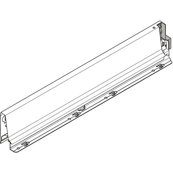 Omezená Nabídka BLUM TANDEMBOX antaro 378M5002SA bočnice M, 500 mm, šedá levá (1 kus)