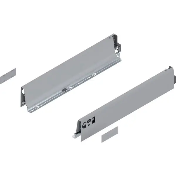 BLUM TANDEMBOX antaro bočnice výška M, jm. délka 450 mm, ocel šedá RAL 9006 Sezónní Sleva