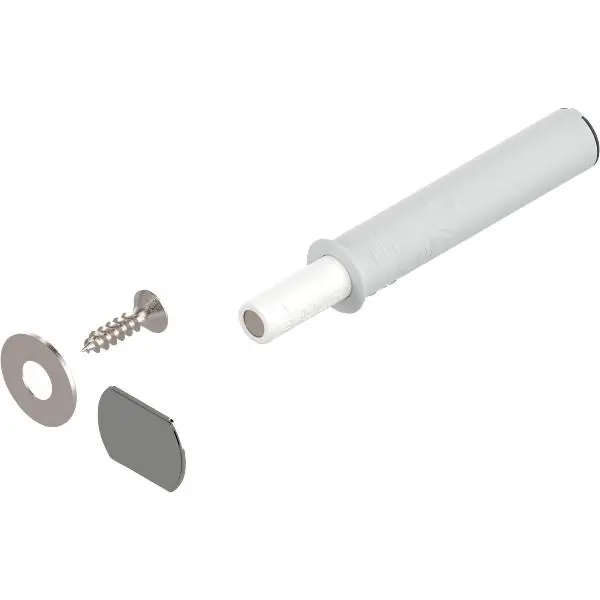 Must-Have BLUM TIP-ON 956.1004 krátká verze s magnetem, hedvábně bílá
