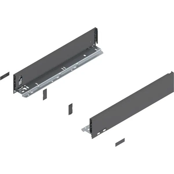 Koupit Online BLUM LEGRABOX pure sada výška M, BLUMOTION S, 40kg, délka 500mm, orion šedá