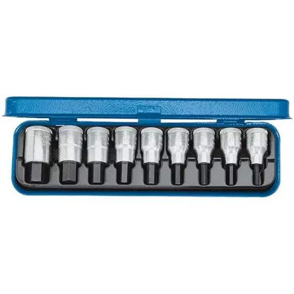 Sada adaptér-bity 1/2" vnitřní 6-hran 5-17mm 9 ks. GEDORE Ověřený