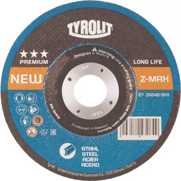 Hrubovací kotouč Z-MAX 125x7mm ZA24S-BFX Tyrolit Akční Cena