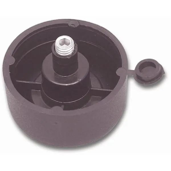Rychlé Dodání Nábytkový nastavitelný kluzák Inbus, ø 50 mm, výška 17 mm, plast černý