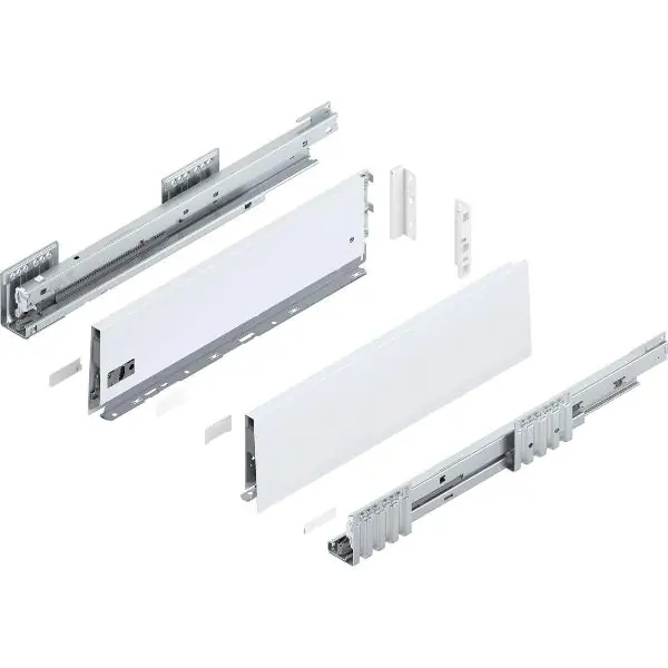 BLUM MERIVOBOX sada výška K, BLUMOTION B, 40kg, d.450, hedvábně bílá Objednat Nyní