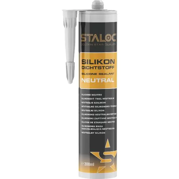 STALOC neutrální silikon 300 ml transparentní Vrácení Zdarma
