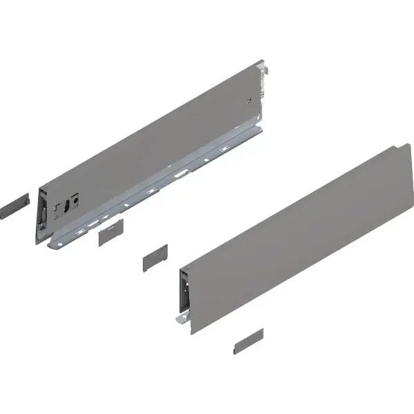 BLUM MERIVOBOX bočnice výška M, jm. délka 400 mm, indiová šedá mat Přímo Od Výrobce
