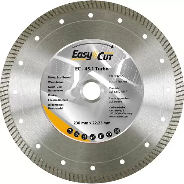 Kotouč diamantový EC-45.1 125x1,2x10x22,23mm CEDIMA Top Prodej