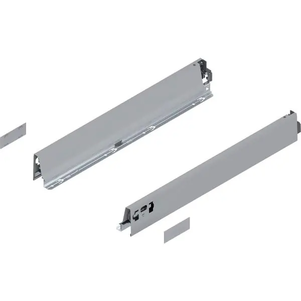 Must-Have BLUM TANDEMBOX antaro bočnice výška N, jm. délka 500 mm, ocel šedá RAL 9006