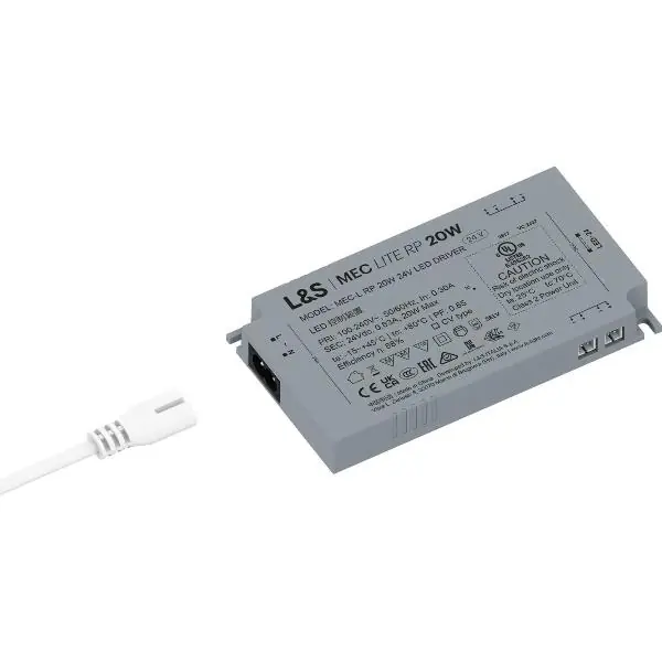 Odeslání Ihned L&S LED napájecí zdroj MEC Lite RP, 24 V/DC, 4 LED připojovací zásuvky, 20 W