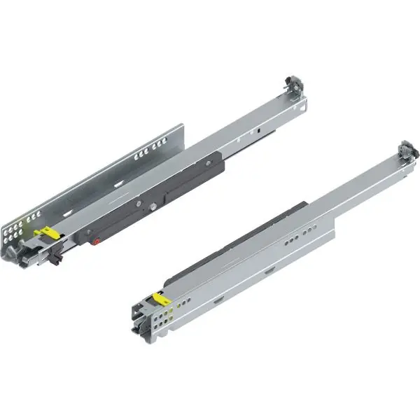 BLUM MOVENTO TIP-ON, plný výsuv, délka 500 mm, nosnost 40kg; 760H5000T Vysoce Kvalitní
