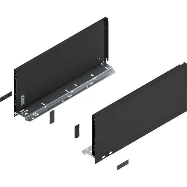 BLUM LEGRABOX pure sada bočnic výška C, délka 400, karbonově černá-matná Oblíbený