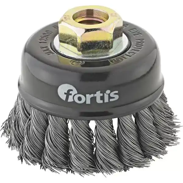 Kartáč hrncový 100x0,5 mm ocel drát, copánkový FORTIS Cenově Výhodný