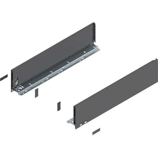 BLUM LEGRABOX pure sada bočnic výška K, délka 550, orion šedá-matná Poslední Šance