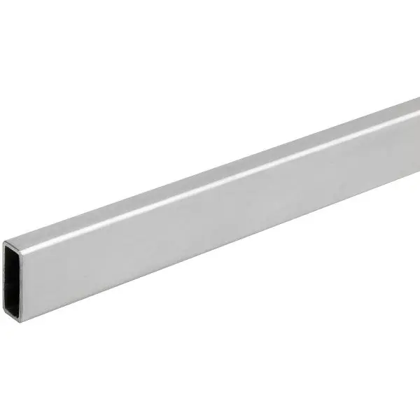 Cenová Bomba Nano šatní tyč hranatá š. x v. 25 x 10 mm, nerez kartáčovaná, přířez na míru