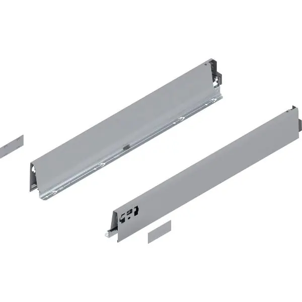 BLUM TANDEMBOX antaro bočnice výška M, jm. délka 600 mm, ocel šedá RAL 9006 Originální
