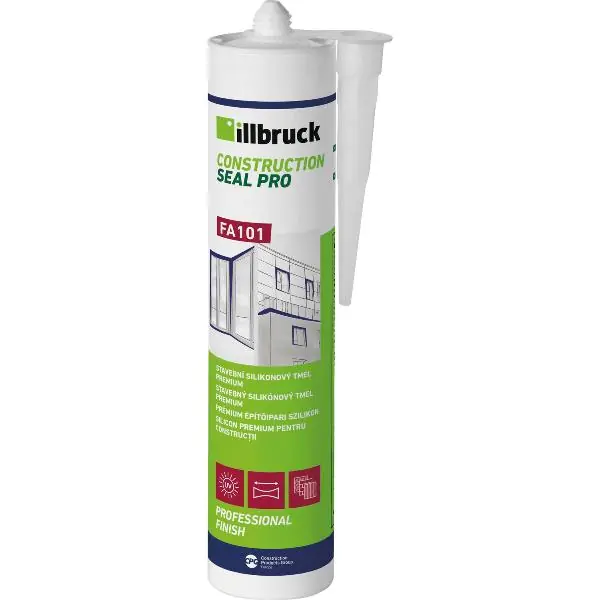 Illbruck silikon Alkoxy FA101 pro okna a spáry 310 ml, transparentní Dokud Zásoby Vydrží