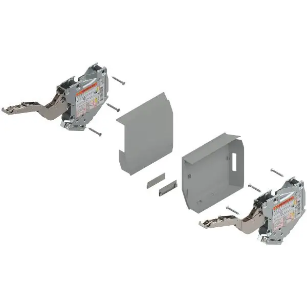 Originální BLUM AVENTOS HK-S sada zvedacích mechanizmů LF 400-1000, světle šedá