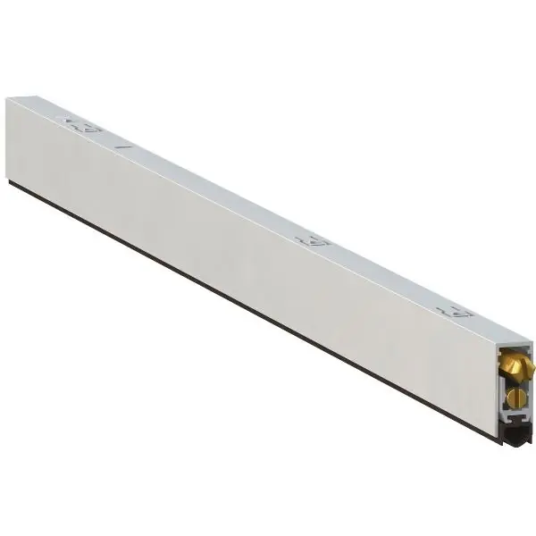 Super Cena Dveřní padací práh T017, hliník natur, délka 830 mm