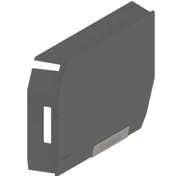 Autentický BLUM AVENTOS HK-S 20K8A21.21 krytka, pravá, tmavě šedá - 1 ks