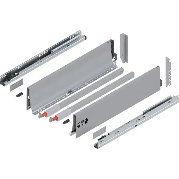 BLUM TANDEMBOX antaro sada výška D-reling(K),BLUMOTION M, 30kg,d. 500, šedá Pouze Dnes