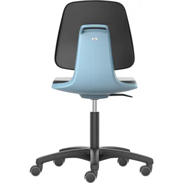 Židle pracovní Labsit 2, PU , bílá, výška sedáku 450-650 mm Bimos s kolečky Cenový Hit