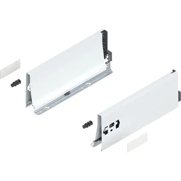 BLUM TANDEMBOX antaro bočnice výška K, jm. délka 300 mm, ocel hedvábně bílá Dokud Zásoby Vydrží