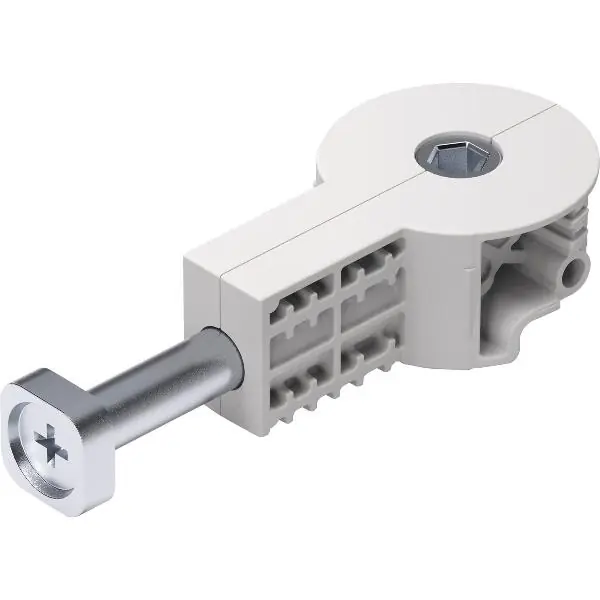 Dokud Zásoby Vydrží Spojka pracovní desky Quick Tech 64 mm, ocel/plast bílošedý