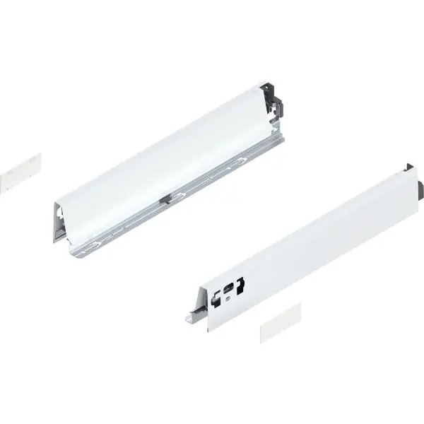 BLUM TANDEMBOX antaro bočnice výška N, jm. délka 400 mm, ocel hedvábně bílá Nová Kolekce
