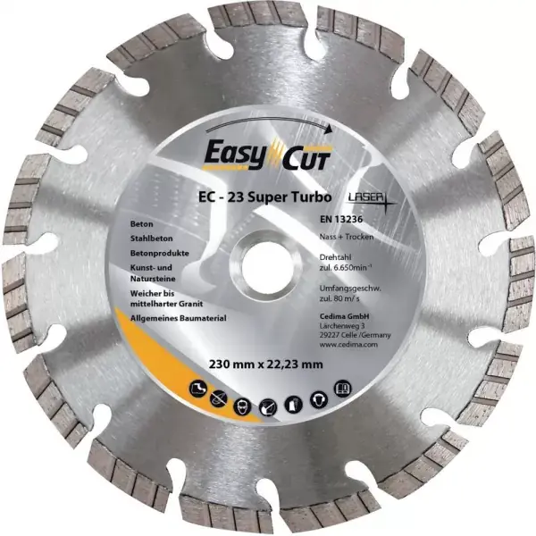 Akční Cena Kotouč diamantový EC-23 150x2,2x10x22,23mm CEDIMA