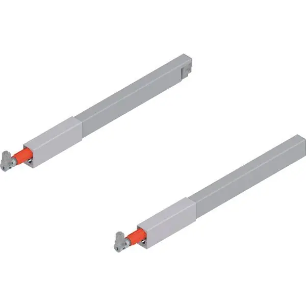 BLUM TANDEMBOX antaro podélný reling sada, délka 300, šedý RAL 9006 Ověřený