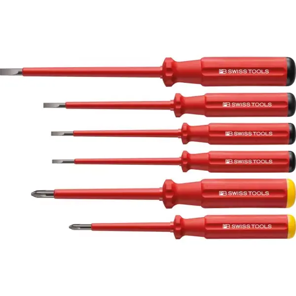 Sada šroubováků VDE 6 ks, drážka/PH v krabici Classic PB Swiss Tools Nejlepší Cena