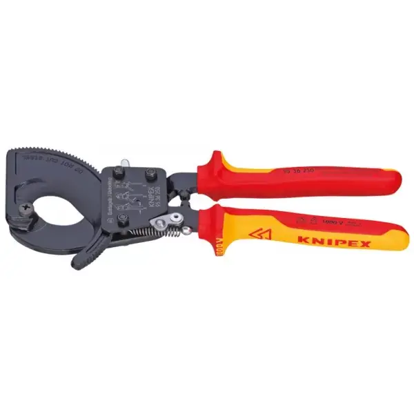 Akční Cena Nůžky na kabely - ráčnové 250mm VDE 1000V Knipex