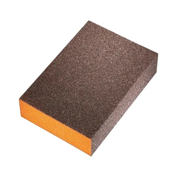 Brusná houbička měkká 98 x 69 x 26, medium, oranžová, hrubost 180 Výhodná Nabídka