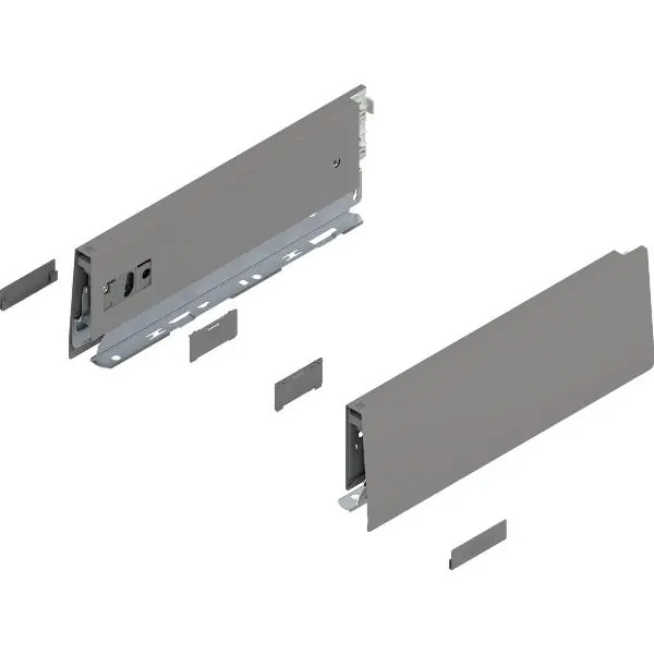 Výprodej BLUM MERIVOBOX bočnice výška M, jm. délka 270 mm, indiová šedá mat
