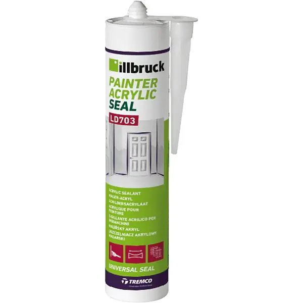 Rychlé Dodání Illbruck malířský akryl LD703 15% 310ml, bílý