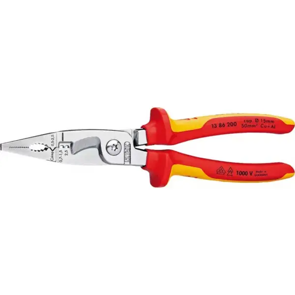 Kleště univezální elektroinstal. 13 86 200 Knipex Must-Have