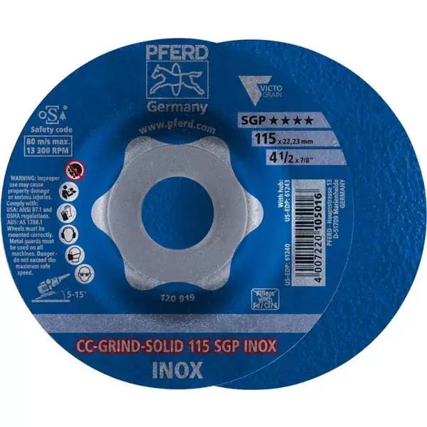 Akční Cena Kotouč brusný CC-GRIND Solid SGP INOX 180mm PFERD
