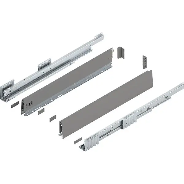 Pouze Dnes BLUM MERIVOBOX sada výška M, BLUMOTION B, 40kg, d. 600, indium šedá