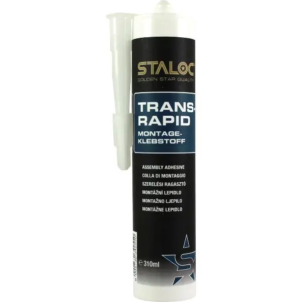 Cenový Hit STALOC PU montážní lepidlo TransRapid 310 ml transparentní