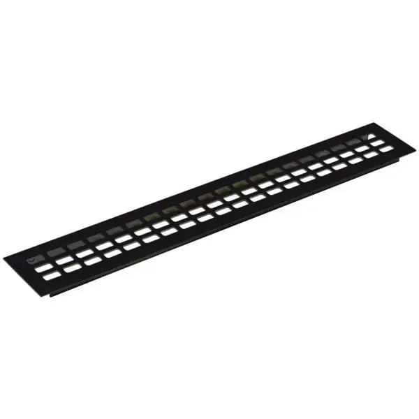 Horká Nabídka Větrací mřížka 800 x 80 mm hliník černá elox