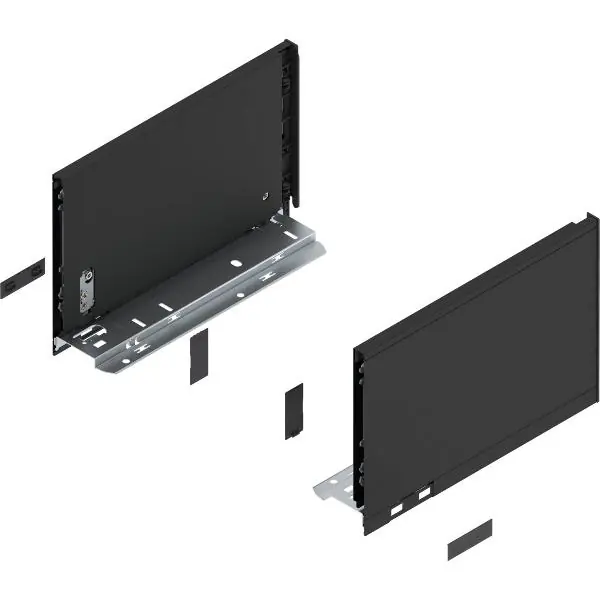 Expresní Doručení BLUM LEGRABOX pure sada bočnic výška C, délka 270, karbonově černá-matná