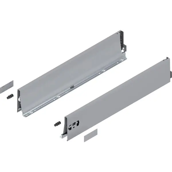 BLUM TANDEMBOX antaro bočnice výška K, jm. délka 600 mm, ocel šedá RAL 9006 Odeslání Ihned