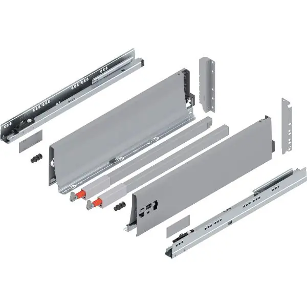 BLUM TANDEMBOX antaro sada D-reling(K), BLUMOTION M, 30kg, délka 450, šedá Omezená Nabídka