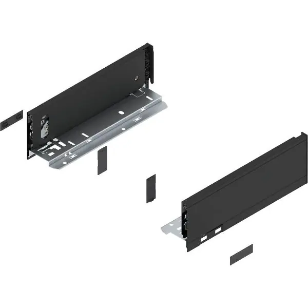 Pouze Dnes BLUM LEGRABOX pure sada bočnic výška M, délka 270, karbonově černá-matná