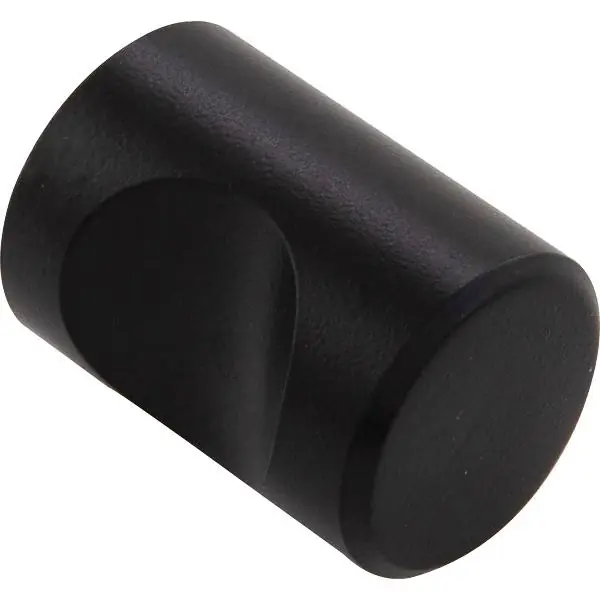 Knopka Alascoø 15 mm, hloubka 22 mm, hliník černý matný Must-Have