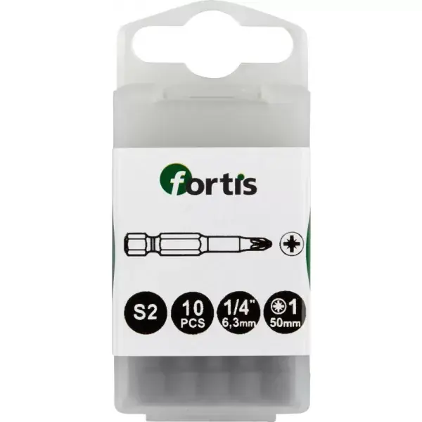 Bit 1/4" DIN3126 E6,3Bit PZ 3x50mm 10ks.FORTIS Ověřený